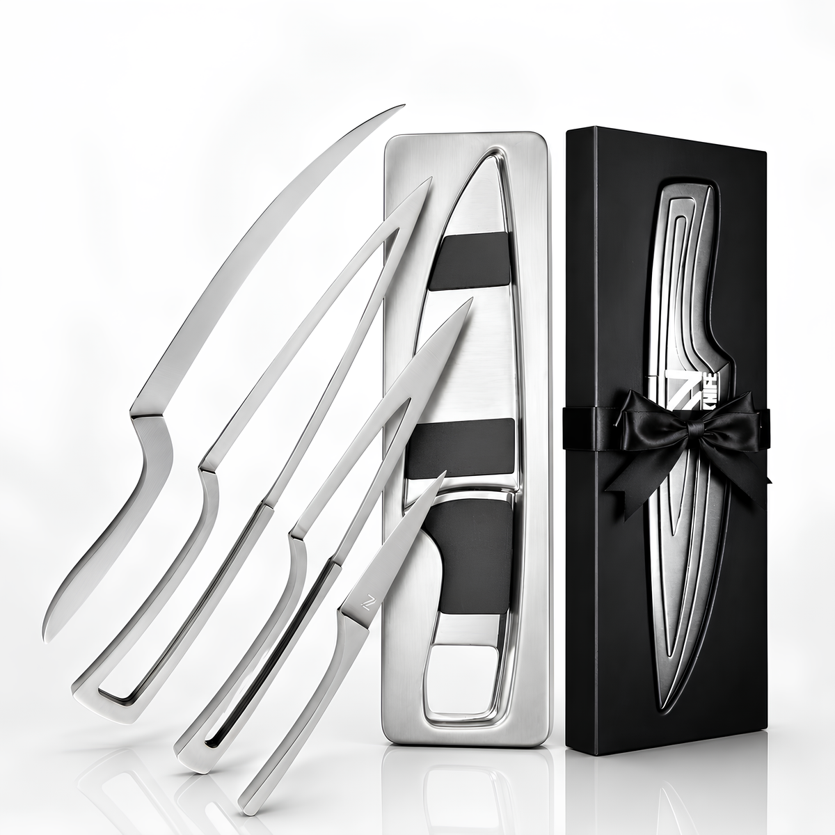NestKnife Magnetic Knife Set | VG10 Steel & Space-Saving Nesting Design